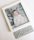Personalized Name Frame - Grey